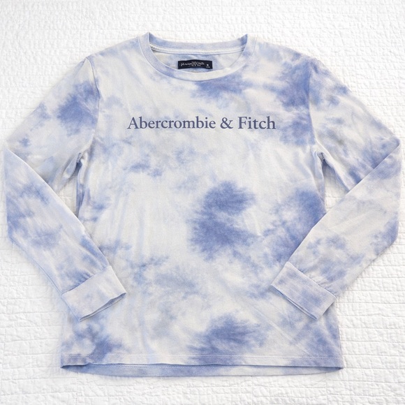 Abercrombie & Fitch Other - Abercrombie & Fitch Blue Small Soft Tee Long sleeve Tie-Dye
